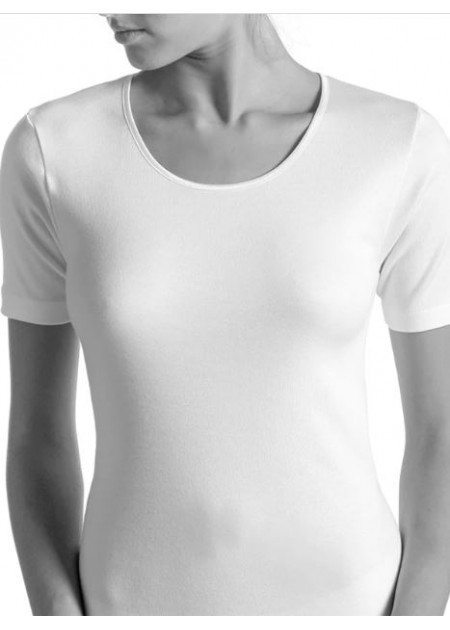 Alpina Maglia Donna Mezza Manica In Caldo Cotone